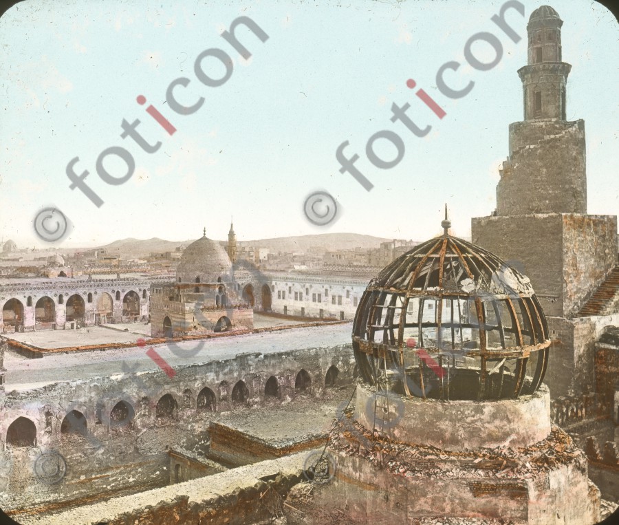 Moschee Ibn Tulum in Kairo | Ibn Tulum Mosque in Cairo - Foto foticon-simon-008-010.jpg | foticon.de - Bilddatenbank für Motive aus Geschichte und Kultur